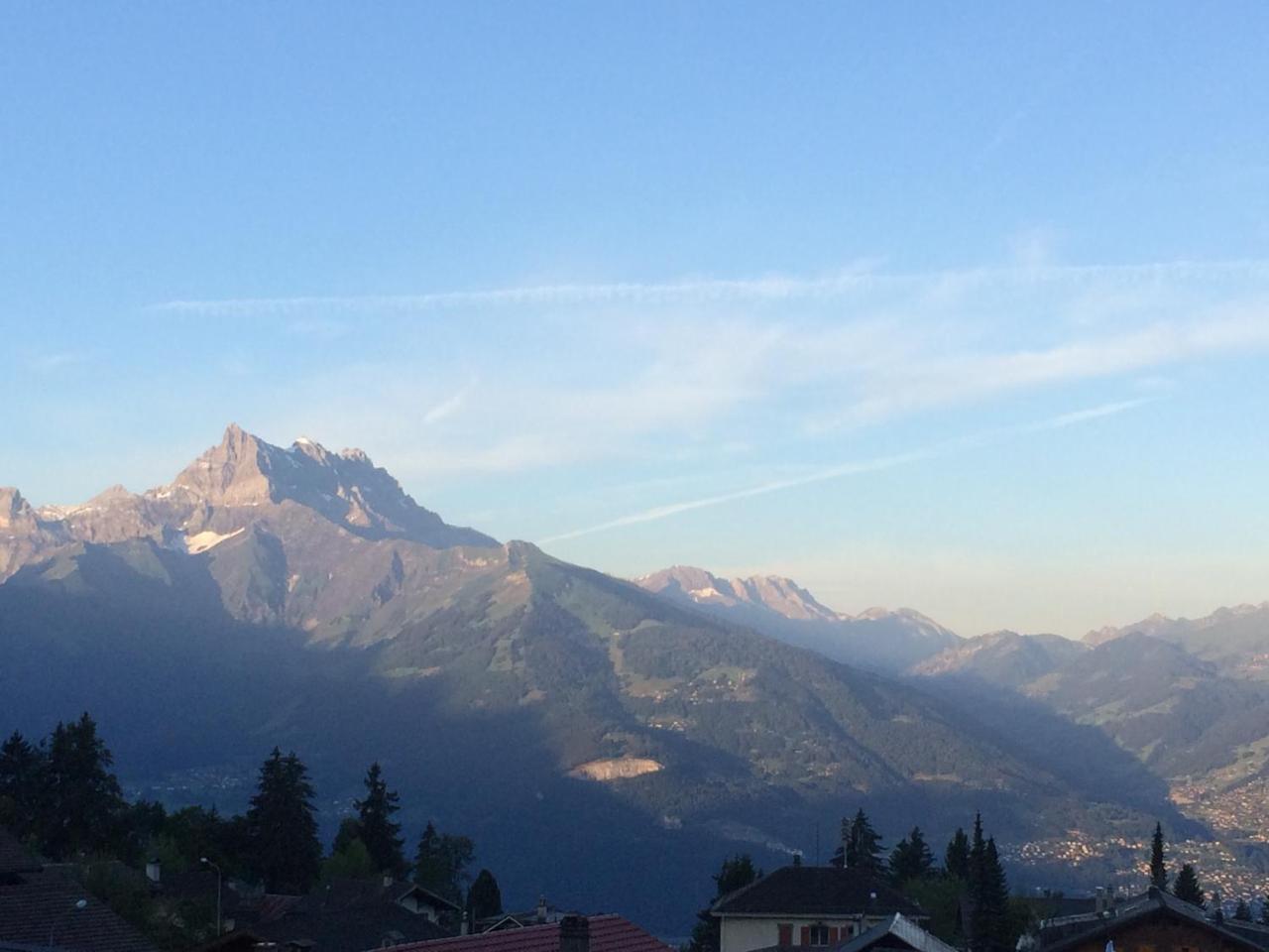 Panorama Daire Villars-sur-Ollon Dış mekan fotoğraf